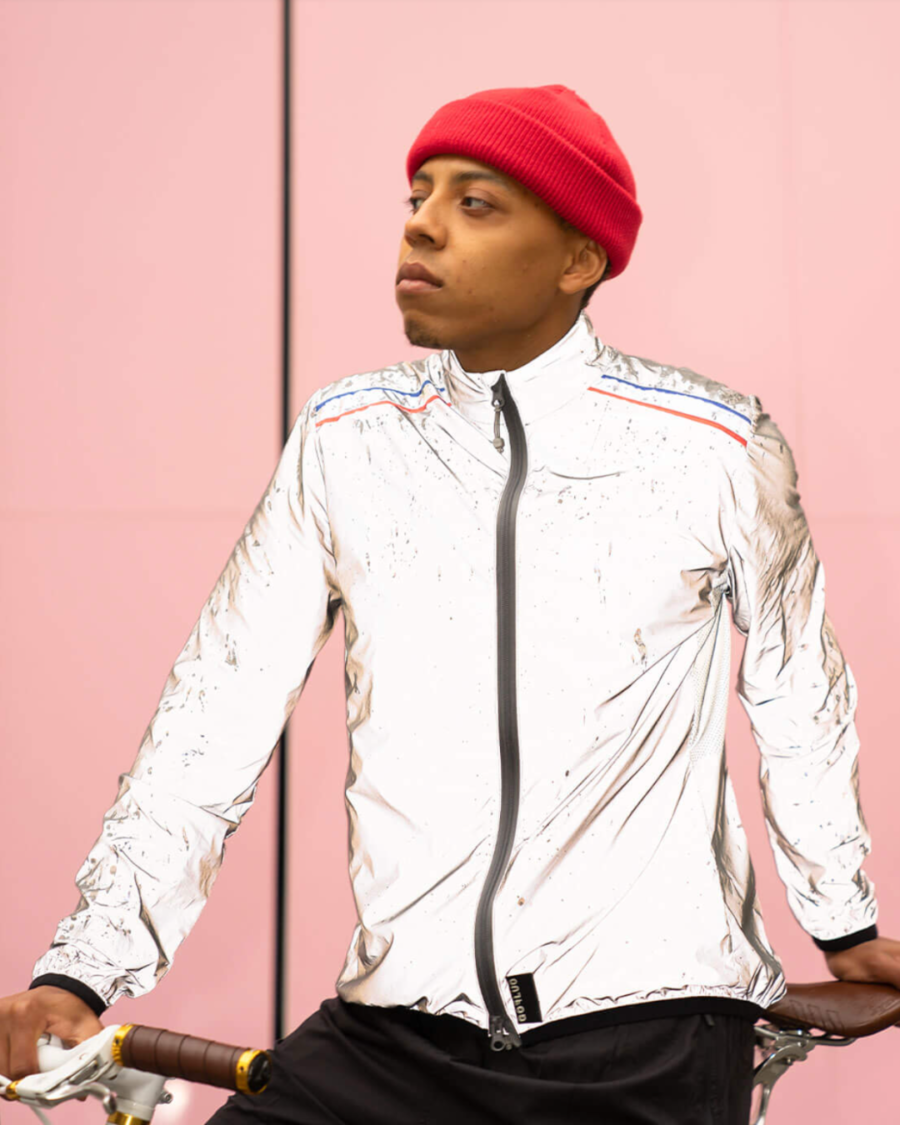 Reflective windbreaker