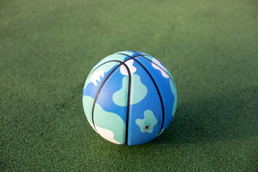 Graphic Ball on the grass